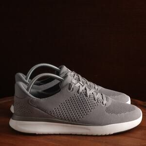 Kizik Sneakers Unisex SZ W9.5 M8 Gray Lima Hands Free Athletic Comfort Low Shoes